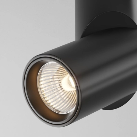 Czarna, regulowana tuba LED 3000K 16cm C027CL-L10B z serii DAFNE 2