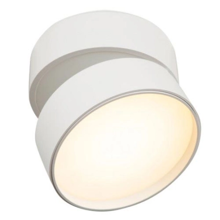 Biała, ruchoma oprawa punktowa LED ⌀12cm C024CL-L18W z serii ONDA