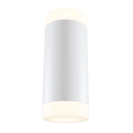 Biała lampa ścienna LED w kształcie tuby C027WL-L10W z serii KILT