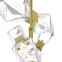 Złota lampa wisząca na sztywnym zwisie MOD325PL-06G1 z serii COCKTAIL TIME 2