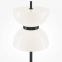 Czarno-biała lampa podłogowa LED MOD178FL-L11B3K z serii KYOTO