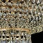 Kryształowa, złota lampa sufitowa ⌀40cm DIA890-CL-05-G z serii PALACE 2 3
