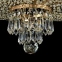 Kryształowa, złota lampa sufitowa ⌀40cm DIA890-CL-05-G z serii PALACE 4