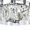 Chromowana, kryształowa lampa wisząca MOD043PL-12CH z serii PUNTES 2