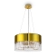 Złota lampa wisząca, kryształowa MOD313PL-04G z serii WONDERLAND