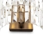 Lampa ścienna z wiszącymi kryształkami MOD085WL-01BS z serii REVERO 4
