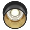 Czarno-złoty downlight podtynkowy GU10 do holu DL050-01GB z serii REIF