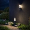Czarny słupek ogrodowy ze światłem LED 65cm O590FL-L8B4K1 z serii KOLN 2 - wizualizacja
