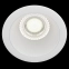 Białe, okrągłe oczko podtynkowe do korytarza DL053-01W z serii SHARE 2
