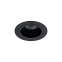 Okrągłe, czarne, ruchome oczko podtynkowe DL025-2-01B z serii AKRON