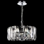Srebrna lampa wisząca z kryształkami ⌀38cm MOD043PL-04CH z serii PUNTES 2