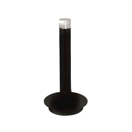 Lampa stołowa prosta czarna tuba ze światłem LED ML186 z serii CARBON