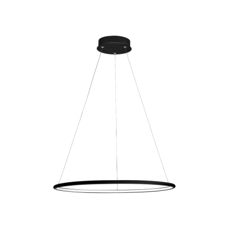 Lampa wisząca okrąg LED ⌀40cm ciepła barwa ML507 z serii ORION BLACK