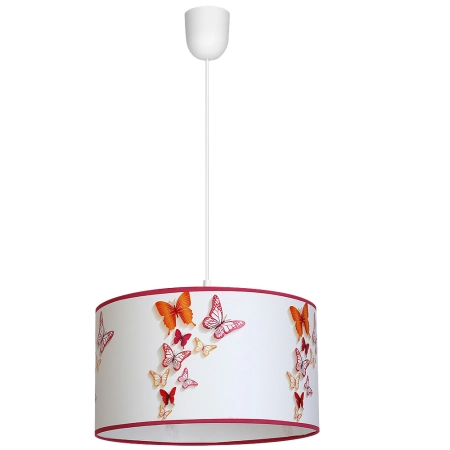 Lampa wisząca z ozdobnym abażurem w motylki MLP866 z serii BUTTERFLIES