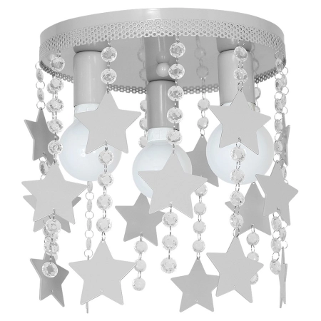 Dziecięca, stylowa lampa sufitowa z kryształkami MLP1130 z serii STAR