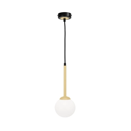 Lampa wisząca ze złotym elementem dekoracyjnym MLP4820 z serii PARMA