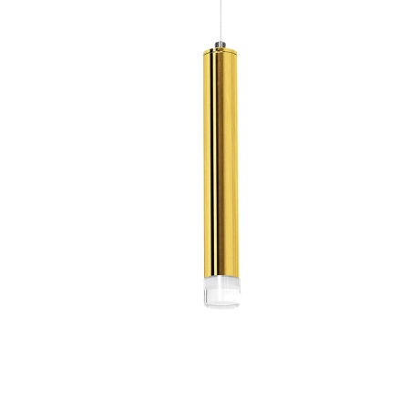 Lampa wisząca, trzy podłużne tuby, kolor złota ML5714 z serii GOLDIE - 3