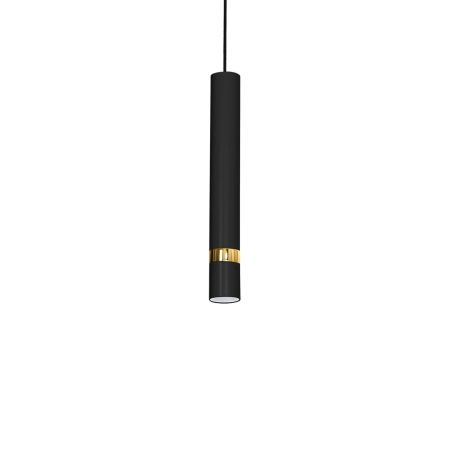 Czarna tuba wisząca ze złotą wstawką GU10 MLP6079 z serii JOKER - 3