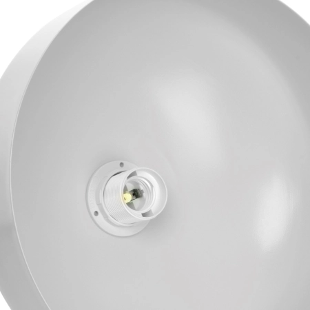 Biała lampa wisząca z metalowym kloszem MLP6217 z serii TAYLOR - 3