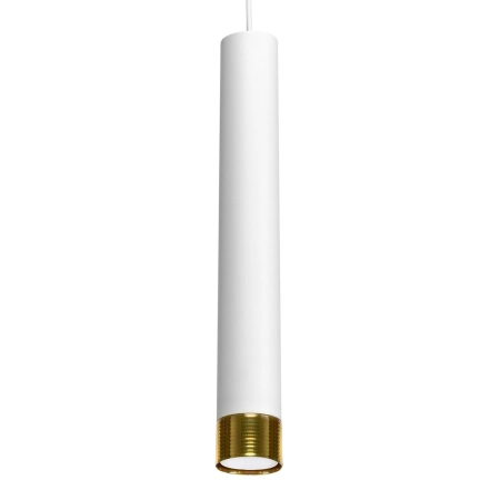 Lampa wisząca, pojedyncza, biało-złota MLP6235 z serii DANI - 4
