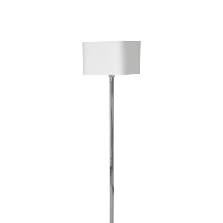 Srebrna lampa stojąca z kwadratowym abażurem ML6364 z serii NAPOLI - 3