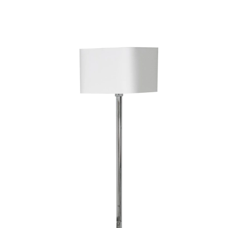 Srebrna lampa stojąca z kwadratowym abażurem ML6364 z serii NAPOLI - 4