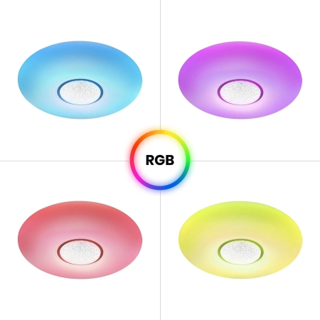 Ledowy plafon RGB, zmienna barwa światła ML6405 z serii VELA - 3
