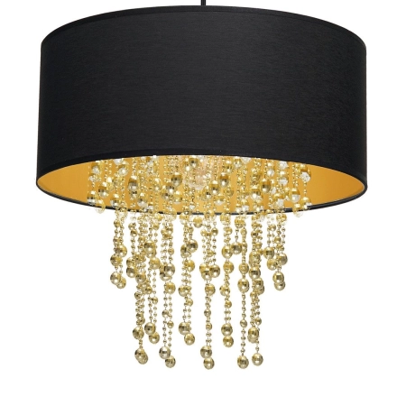 Lampa glamour w kolorze czerni i złota MLP6441 z serii ALMERIA - 3