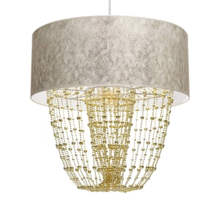 Lampa wisząca w stylu glamour, biało-złota MLP6447 z serii ALMERIA - 3