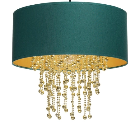 Zielono-złota lampa wisząca z kryształkami MLP6451 z serii ALMERIA - 3