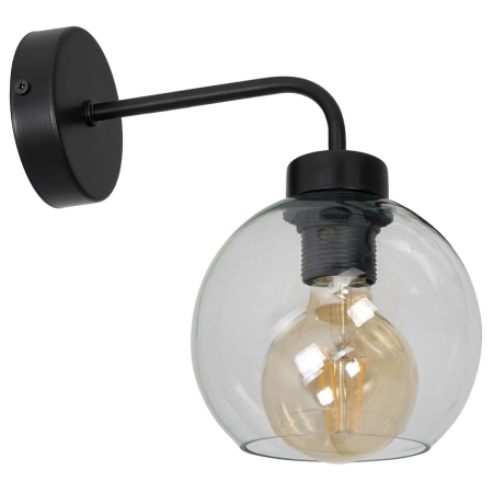 Jednoramienna lampa ścienna z kloszem MLP6570 z serii SOFIA