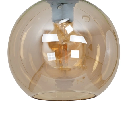 Kulista lampa sufitowa z bursztynowym kloszem MLP6575 z serii SOFIA - 4