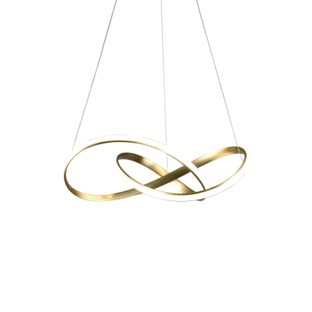 Złota, dekoracyjna lampa wisząca LED do salonu ML6772 z serii CAPPIO - 3