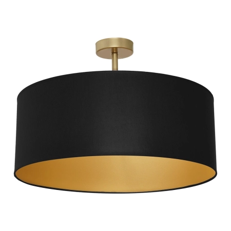 Czarno-złota lampa sufitowa, z abażurem MLP7021 z serii BEN