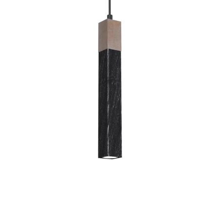 Lampa wisząca, pojedyncza, prostokątna tuba MLP7469 z serii SOLO SAWN