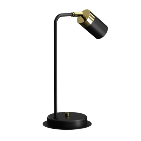 Czarno-złota, prosta lampka na biurko MLP7534 z serii JOKER - 3
