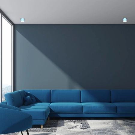 Lampa sufitowa, plafon w błękitnym kolorze MLP7548 z serii DIXIE - 3