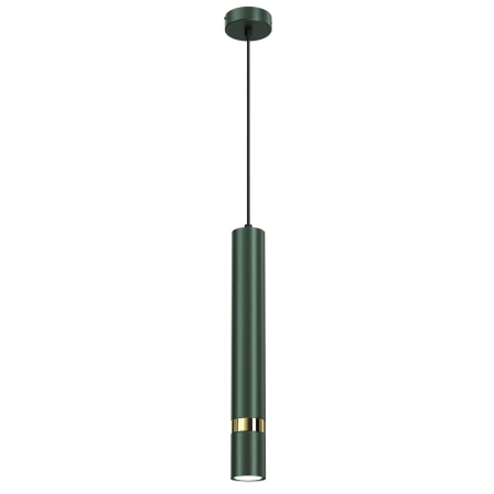 Pojedyncza tuba, zielona lampa wisząca MLP7720 z serii JOKER