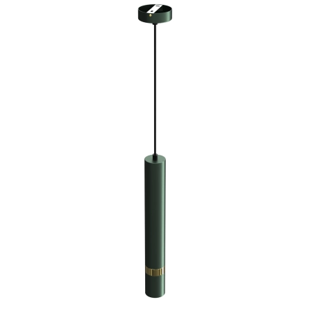 Pojedyncza tuba, zielona lampa wisząca MLP7720 z serii JOKER - 3