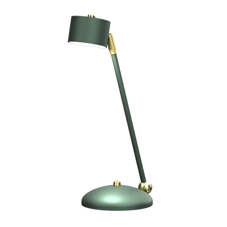 Lampa biurkowa w kolorze zieleni i złota MLP7770 z serii ARENA