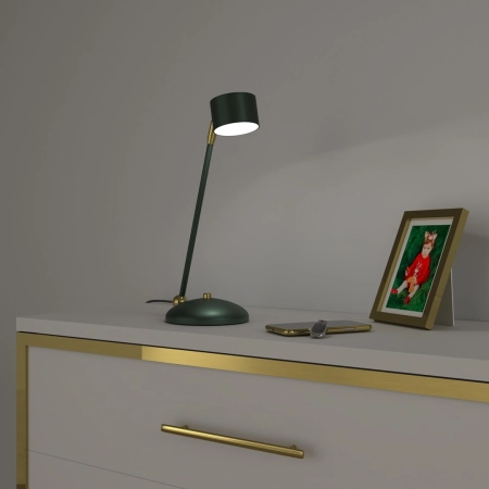 Lampa biurkowa w kolorze zieleni i złota MLP7770 z serii ARENA - 3