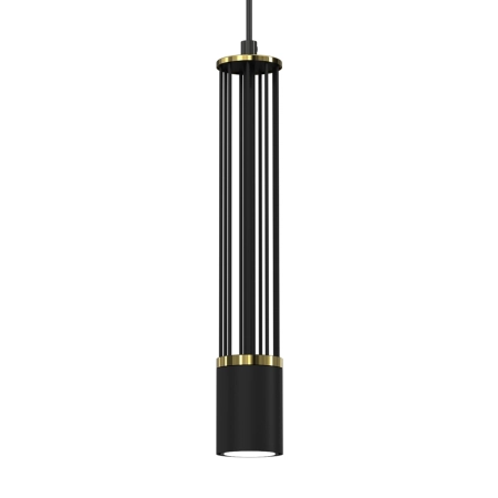 Czarna lampa wisząca, nowoczesna tuba MLP8409 z serii ESTILO - 2