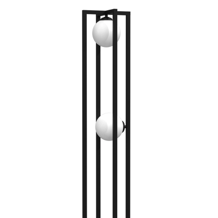 Czarna lampa podłogowa, prostokątne ramki MLP8572 z serii DIEGO - 2
