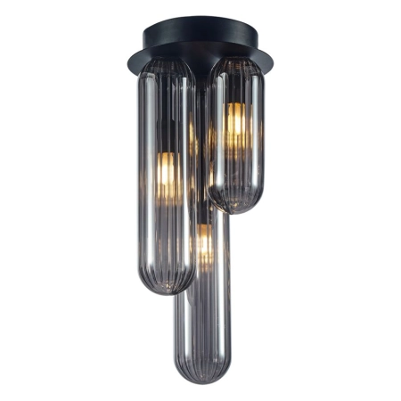 Lampa sufitowa z długimi, ciemnymi kloszami ML0339 z serii PAX