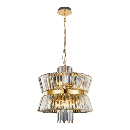 Duża, kryształowa lampa wisząca w stylu glamour ML0405 z serii AURELIA