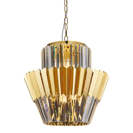 Dekoracyjna, złota lampa wisząca do salonu ML0413 z serii DONNA - 2