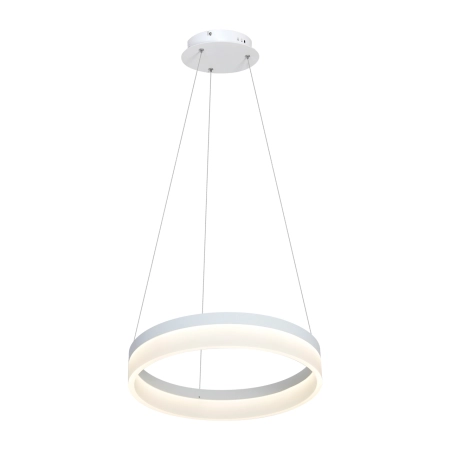 Nowoczesna, biała lampa wisząca LED obręcz ⌀40cm ML405 z serii RING