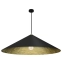 Designerska, czarno-złota lampa wisząca ⌀90cm MLP0647 z serii FUJI