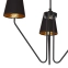 Dekoracyjna, potrójna, czarna lampa sufitowa MLP4912 z serii VICTORIA - 3