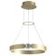 Luksusowa, ledowa lampa wisząca, złoty okrąg ML6186 z serii SIRIUS